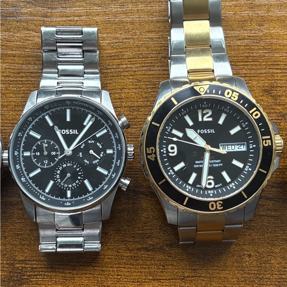 Pair of Fossil Watches